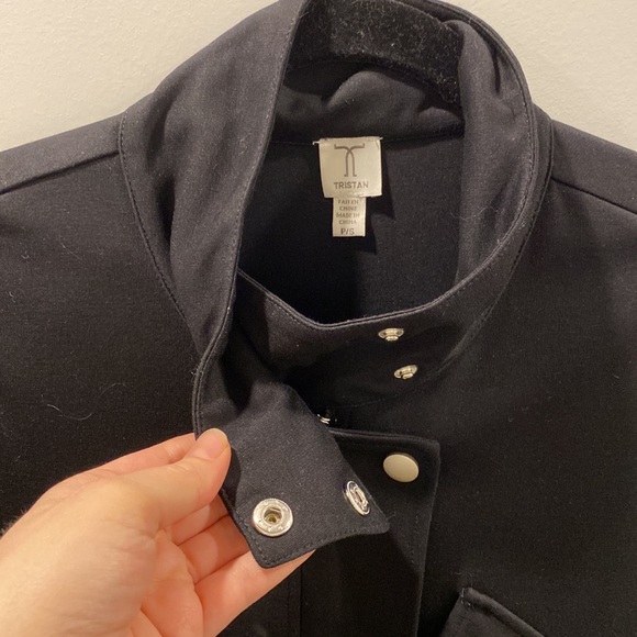 Tristan | Black Lightweight Spring Jacket | Size Small - Picture 3 of 8